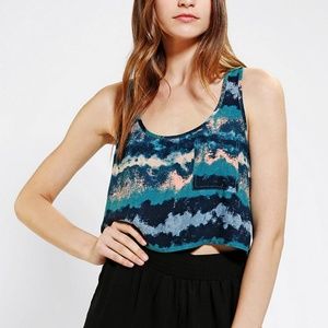 Urban Outfitters Ecote Printed Crop Top